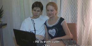 Russian Teen Bangs A Stranger