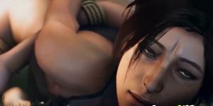 Lara Croft and Mercy sucking dick and fucking raw (Jamie Lee, Lara Craft)
