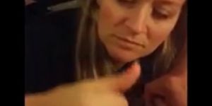 Cell phone video Wife Strokes  Sucks Hubbys Cock