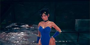 AI Syoujyo [3D Hentai Game] Ep.13 Chunli fucked with a santa dress