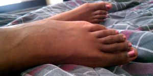 Big Sexy Ebony Feet size 11 part 1 - video 1