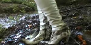 White-Thigh-High-PVC-Stiletto-Boots--Deep-In-The-Mud