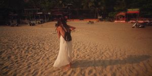 Arambol nude beach goa india
