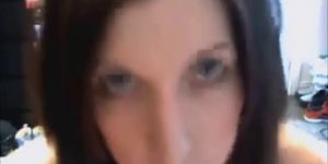 Self Facial Crossdresser On Webcam