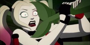 LESBIAN SEX CARTOON (PART 2, sex act exposed) - Harley Quinn & Poison Ivy sleep together - DC Batman (Poison Ivy (II))
