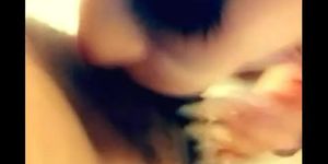 Deepthroat queen. Oral creampie nut in her mouth (Betty Black)