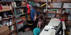 Shoplifter Alina West fuck punishment with the cop