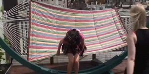 Rooftop fun with 2 hookers (OH4P) (Jessica May)