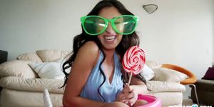 Cute teen Cameron Canela knows how to fuck in multiple positions