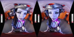 Overwatch Cosplay VR Porn Starring Zoe Doll and Alexa Tomas in a Threesome!