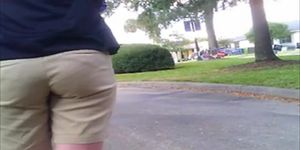Candid Ass While Voting - NonNude