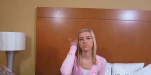 POV amateur babe fucked at the casting