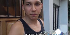 Cock gobbling latin twink pov