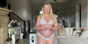 Youtube Iskra Pregnant 9 Month By BBC Swimwear Try On !