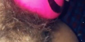 Tracy’s Dog Up Close & Personal on Snapchat with a Natural Hairy Tight Pussy
