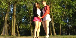 Lesbian teen gets oral - video 2