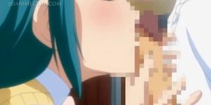 Fragile anime girl gets squirting pussy fucked deep - video 1