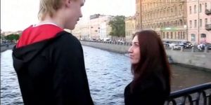 Wicked teen russian blonde lera enjoys twat licking