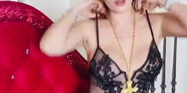 Bella thorne topless red thong twerking video leaked