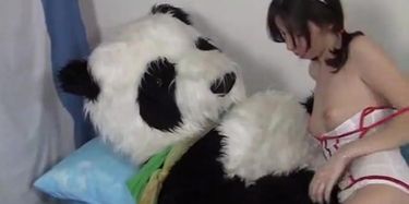 PANDA FUCK - Redhead pervert fucked with teddy bear TNAFlix Porn ...
