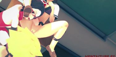 Boruto Hentai - Boruto , Sarada, Sumire & Hanabi Have Sex TNAFlix ...