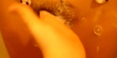 Hairy Girlfriend Showering