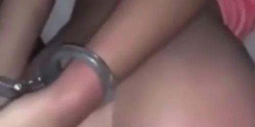 Indian slut gets handcuffed