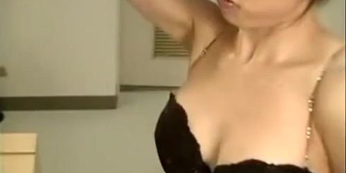 Lingerie model caught on hidden cam