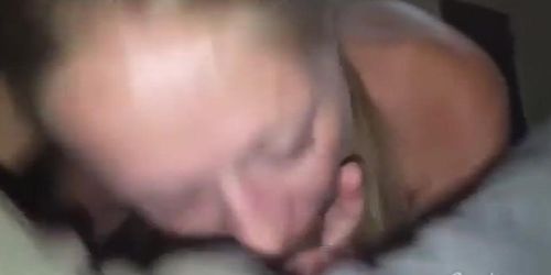 Blonde Knows How To Suck A Cock