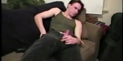 Mark Stroking His Cock
