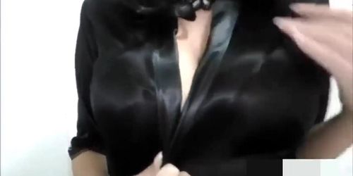 Breasts touching, some roleplay