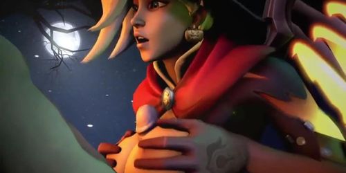 Witch Mercy Titfuck