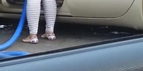 Booty At Car Wash