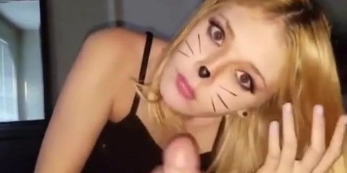 Kitty works for cum (Milla Vincent)
