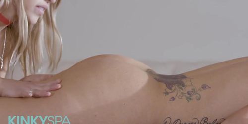 Kinky Spa - Kayla Paige's Sensual Massage By Naughty Khloe Kapri Ends In Some Hot Lesbian Sex