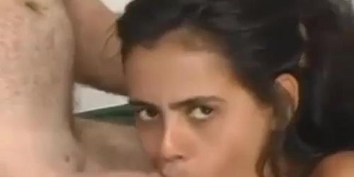 18 Year Old Brazilian Girl Gets A Creampie