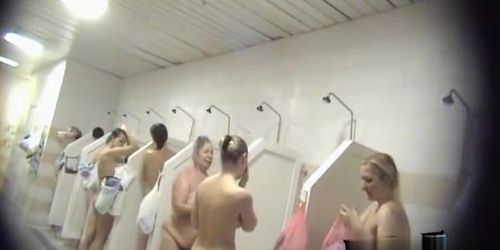 Hidden cameras in public pool showers 891