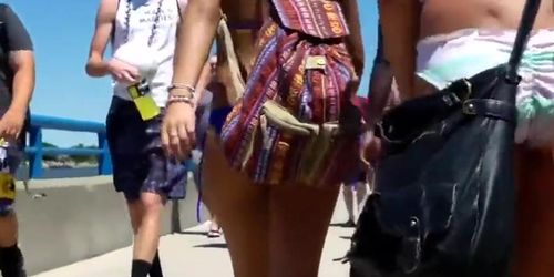 Candid Beach Bikini Butt Ass West Michigan Booty Sorority 2