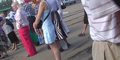 In Nature's Garb butt upskirt of fascinating angel