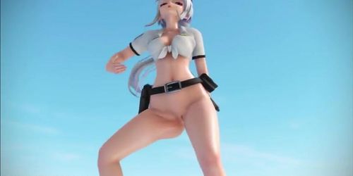 Snapping Gum porn video – orion haku police snapping (Orion Starr)