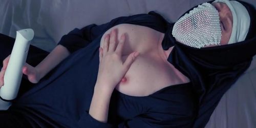 when the nun wants to screw she takes two dildos