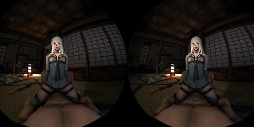 (vr hentai) A2 on the top of your schlong 1440p