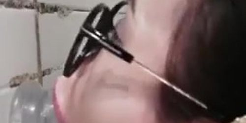 asian licks balls deepthroat
