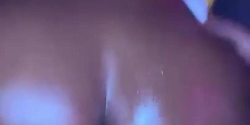 She was getting it