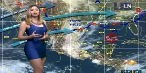 She's the hottest of all weather girls!