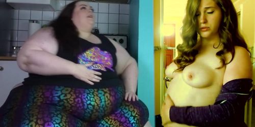 SSBBW Complilation - Faces of Gluttony