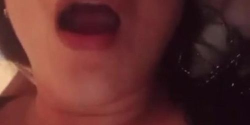 Flashing horny Milf