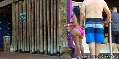 Big Latina Booty Walking
