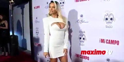 Lindsey Pelas 'Sugar Taco LA' Grand Opening Red Carpet