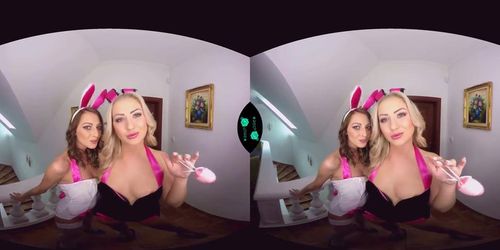 Easter bunny girls VR